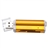 Lighter Shaped High Speed USB 2.0 /1.1 480Mbps All in One Universal Card Reader with LED Indicator (Gold)