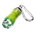 Mini Type 5-LED Flashlight Torch with Mountaineering Buckle - 3 pcs/set (Blue & Green & Grey)