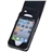 PU Leather Case Cover with Magnetic Button Closure for iPhone 4G (Black)