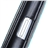 PU Leather Case Cover with Magnetic Button Closure for iPhone 4G (Black)