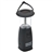 Portable Solar Powered /Hand-cranked Dynamo 2-Mode 6 LED Camping Lantern Lamp (Black) 