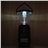 Portable Solar Powered /Hand-cranked Dynamo 2-Mode 6 LED Camping Lantern Lamp (Black) 