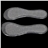 Safe Transparent Anti-slip Anti-abrasion Silicone Foot Cushion Pad