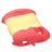 Stylish 3D Apple Core Shape Soft Silicone Protective Back Case Cover for iPhone 4 /iPhone 4S(Red)