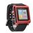 Stylish Aluminum Alloy Wrist Watch Case Cover with Silicone Band for iPod Nano 6th Generation (Red)