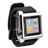 Stylish Aluminum Alloy Wrist Watch Case Cover with Silicone Band for iPod Nano 6th Generation (Silver) 