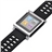 Stylish Aluminum Alloy Wrist Watch Case Cover with Silicone Band for iPod Nano 6th Generation (Silver) 