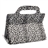 Stylish Leopard Pattern Patent Leather Handbag Pouch Case with Sleep Function & Stand for The new iPad (White)