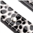 Stylish Leopard Pattern Patent Leather Handbag Pouch Case with Sleep Function & Stand for The new iPad (White)