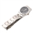 Stylish Stainless Steel Couple Watches with Date Display & Round Dial (Black) 