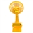 USB /3 * AA Powered Mini Clip Fan with Oscillating Head (Yellow)