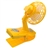 USB /3 * AA Powered Mini Clip Fan with Oscillating Head (Yellow)