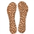 Velveteen Sweat Absorption Anti-slip Anti-abrasion Foot Cushion Pad (Leopard)