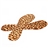 Velveteen Sweat Absorption Anti-slip Anti-abrasion Foot Cushion Pad (Leopard)
