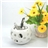 300mAh Solar /Battery Powered 7 Color LED Ceramic Lamp /Pen Container 