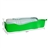 500ML Pet Dog Cat Portable Plastic Drinking Bottle Bowl for Outdoor Use (Green)