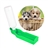 500ML Pet Dog Cat Portable Plastic Drinking Bottle Bowl for Outdoor Use (Green)