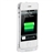 D4-C 2200mAh Mobile Back-clip Power Backup Battery Emergency Charger Protective Back Case for iPhone 4 iPhone 4S (White)