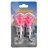 Diamond Shaped Style Flash Valve Sealing Cap LED Light for Bicycle Motorcycle Car Tyre (Rosy)