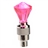 Diamond Shaped Style Flash Valve Sealing Cap LED Light for Bicycle Motorcycle Car Tyre (Rosy)