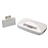 EXQUIS 2.4GHz Wireless AV Transmitter & Receiver Set for iPhone /iPad /iPod (White) 