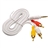 EXQUIS 2.4GHz Wireless AV Transmitter & Receiver Set for iPhone /iPad /iPod (White) 
