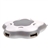 Lovely Starfish Shaped High-speed 4-port USB 2.0 Hub with Color-changing Light for PC Laptop Notebook (White & Grey)