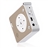 Mini Music Projector Digital Home Projector MP3 Player Projector with Micro SD Card Slot /Earphone Jack (Champagne) 