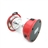 Multifunctional 3500mAh 4-LED Super Bright Solar Light Portable Camping Tent Lamp with FM Radio (Red)