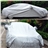 Multifunctional Dustproof Waterproof Scratch-resistant Sun Protective Car Cover for Hatchback Car (Silver)