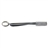 SSK E7 SFD206 Water-drop Style Metal Waterproof 4GB USB 2.0 Flash Drive U-disk with Key Ring (Silver)