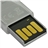 SSK E7 SFD206 Water-drop Style Metal Waterproof 4GB USB 2.0 Flash Drive U-disk with Key Ring (Silver)