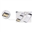 SSK SFD199 Waterproof Design 8GB Encrypted USB 2.0 Flash Drive Ultra-thin U-disk with Key Ring (Silver)