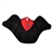 Soft Neoprene & Thermal Fleece Winter Outdoor Protective Neck Warmer Face Mask (Black & Red) 