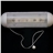 Super Bright 3 * 600mAh 5-LED White Light Solar Powered Wall Lamp Porch Light (White) 
