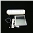 Super Bright 3 * 600mAh 5-LED White Light Solar Powered Wall Lamp Porch Light (White) 