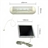Super Bright 3 * 600mAh 5-LED White Light Solar Powered Wall Lamp Porch Light (White) 