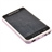 USB /Solar Powered 3600mAh Emergency Charger /Portable Power Source with LED Flashlight for Cellphone Camera (Purple)