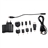 USB /Solar Powered 3600mAh Emergency Charger /Portable Power Source with LED Flashlight for Cellphone Camera (Purple)