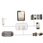 10000mAh Mobile Power Bank Emergency Battery Charger with 2 USB Outputs for iPad /iPhone /Mobile Phones /MP3 (White) 