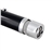 2 LED & Red Laser Pointer KeyChain Torch Flashlight (Black)
