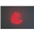 2 LED & Red Laser Pointer KeyChain Torch Flashlight (Black)