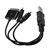 5600mAh External Emergent Battery Portable Power Bank with Flashlight for iPhone Cellphone MP3 Camera (Black)