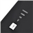 DC5V 3800mAh Large-capacity External Rechargeable Battery Pack for PlayStation Vita (Black)