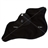 Flexible Dust Proof Mask /Veil Face Warmer with Loophole & Long Cover & Velcro Closure for Outdoor Activities (Black)