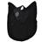 Flexible Dust Proof Mask /Veil Face Warmer with Loophole & Long Cover & Velcro Closure for Outdoor Activities (Black)