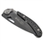 No.5960 High-quality Stainless Steel Folding Pocket Knife with Clamp (Black) 