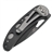 No.5960 High-quality Stainless Steel Folding Pocket Knife with Clamp (Black) 