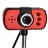 Flexible Driverless 8.0 Mega Pixels USB 2.0 Webcam PC Web Camera with 3 LED Lights & Microphone (Red) 