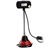 Flexible Driverless 8.0 Mega Pixels USB 2.0 Webcam PC Web Camera with 3 LED Lights & Microphone (Red) 